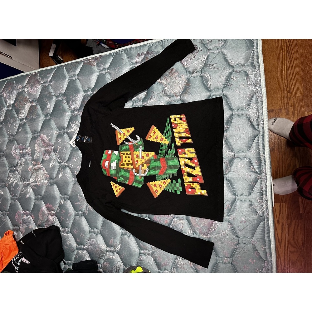 Black TMNT Boys T-Shirt